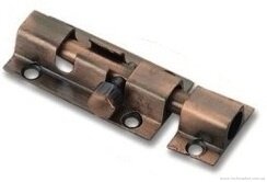 Шпингалет FZB маленький квадрат AC цвет медь