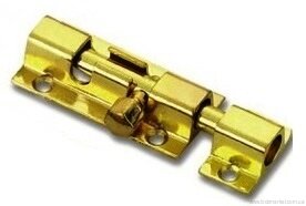 Шпингалет FZB маленький квадрат РВ цвет золото