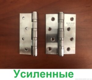 Петли усиленные Garazd 100мм. универсальные сатен